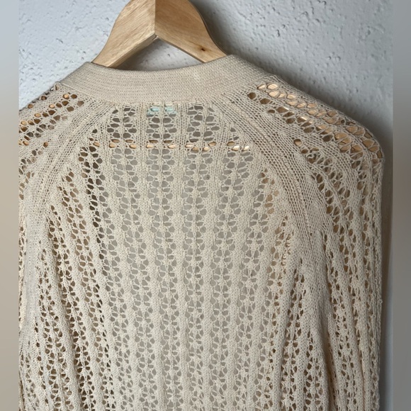 Urban Outfitters / Kimchi Blue long open knit cream cardigan - mredium - Picture 5 of 6